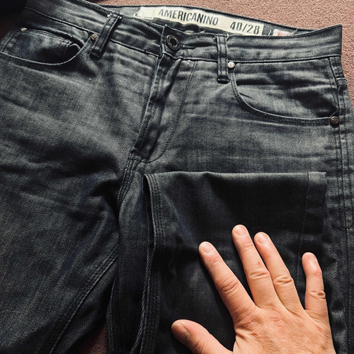 Jeans Americanino Negro Talla 28/40