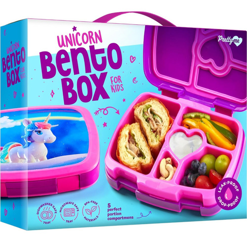 Lonchera Infantil Bento Box Unicornio 