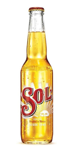 Imagem 1 de 1 de Cerveja Mexicana Sol Garrafa 330ml