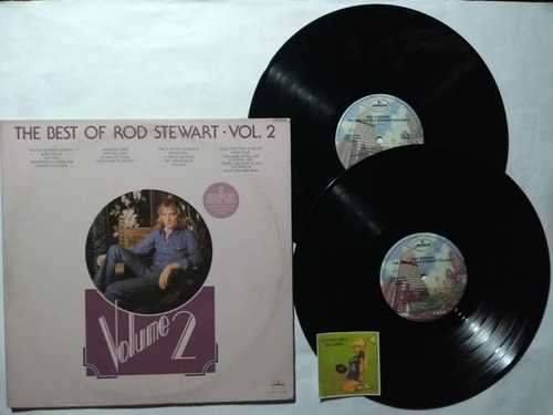 The Best Of Rod Stewart Vol 2 Mercury Lp Doble Importado