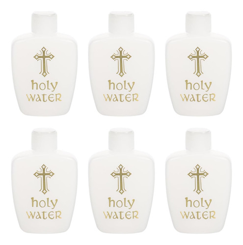 Magiclulu 6pcs Botella De Agua Bendita Pequeña 60ml Botella
