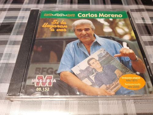 Carlos Moreno - Si La Llegarán A Ver - Cd Nuevo Cer Remaster