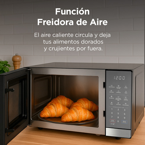 Horno De Microondas Midea 1.0 Pies Cúbicos (29l) Xpresswave Negro
