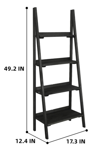 Ecomex Estante De Escalera De 4 Niveles, Estante De Escalera
