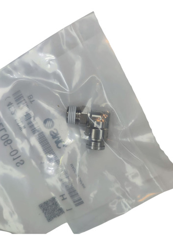 Conexión Neumática Codo 1/8-6mm Metal Smc Kqb2l06-01s