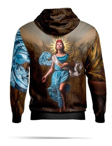Imagen 2 de 2 de Buzo Hoodie Argentina Obra De Ricardo Celma