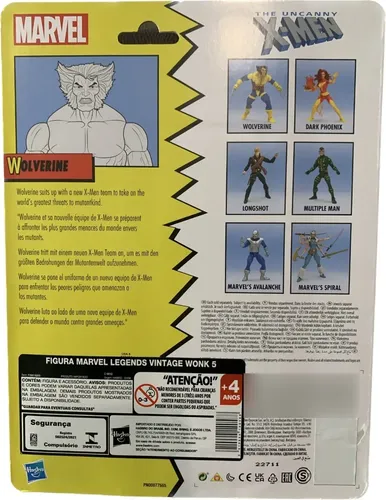 Hasbro - Marvel Legends Retro X-men - Wolverine - Lacrado