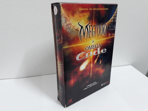 Dvd Box Meggido E Omega Cade Com Luva.