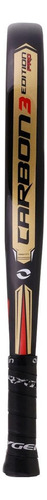Raquete de pádel Orygen Carbon Edition Pro 3 2020 cor preto/dourado
