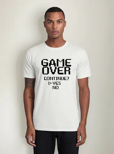 Remera Unisex Game Over Videojuego Play Game Personalizada