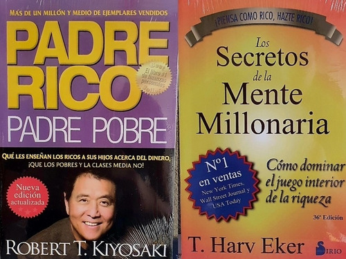 2x1 Secretos De La Mente Millonaria + Padre Rico Padre Pobre | Meses sin intereses 2x1 Secretos De La Mente Millonaria + Padre Rico Padre Pobre | Meses sin intereses
