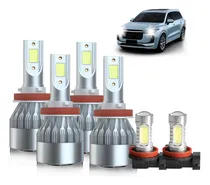 Comprar Cd 2025 6 Pcs, H9 H11 Faros Led Y Antiniebla For Nissan