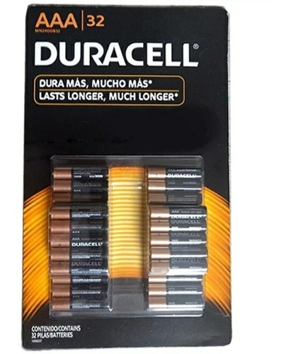 Pilas Duracell Aaa X 32