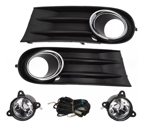 Kit Faro Auxiliar Gol Trend C/rejilla 2008 2009 2010 11 2012