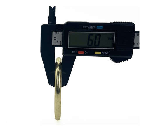 Aros De Metal Para Macramé De 6cm Diametro Dorado (10 Pz)
