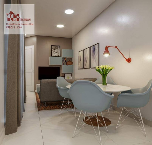 Imagem 5 de 13 de Cobertura Com 2 Dormitórios À Venda, 88 M² Por R$ 399.000,00 - Campestre - Santo André/sp - Co0774