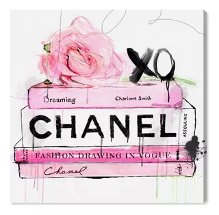 Oliver Gal &#39;dripping Roses And Chanel&#39; The Flor...