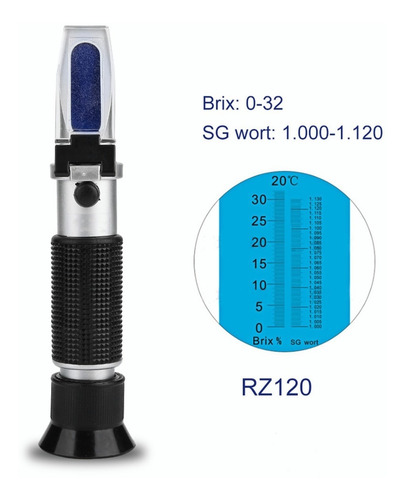 Refractómetro Brix Digital 0-32% Brixómetro Azúcar Bebidas