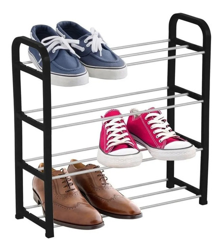 Zapatera Estante Organizador Plegable Para Zapatos 4 Niveles