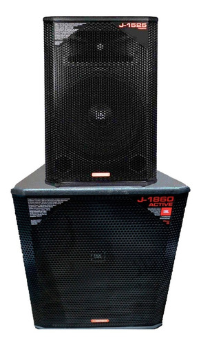 Sistema Sonido Dj Activo Sub 18 + Bafle 15 Full Range