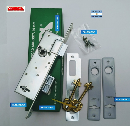 Cerradura Cerratex 3000 Angosta Simil Trabex 610 Kallay 3002
