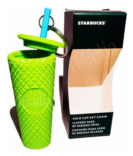 Nuevo! Llavero Starbucks Keychain Frappuccino Verde Original