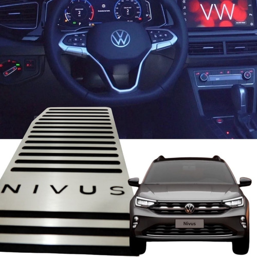 Super Kit Pedaleira Esportiva Descanso Volkswagen Nivus 2021