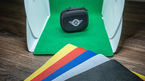 Imagem 4 de 8 de Mini Kit Studio Fotográfico Led Portátil + 6 Cenários