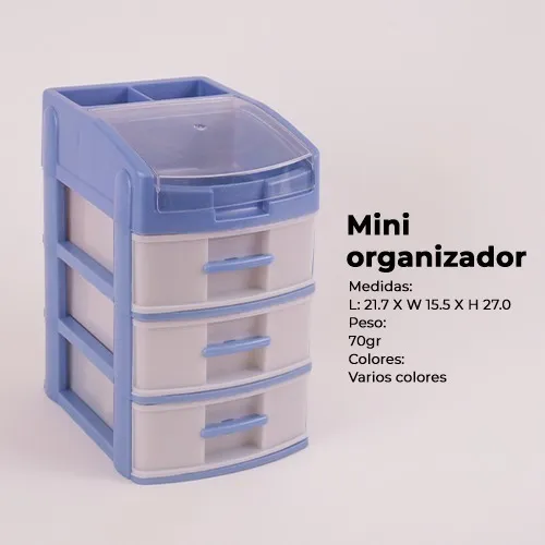 Cajonera Organizadora Plástico Rígido Multiusos 6 Niveles