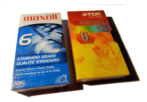 Videocassettes Virgenes Cerrados Maxell Y Tdk