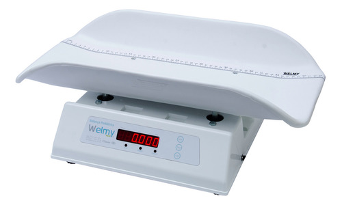 Welmy 109e Balança Corporal Digital Pediátrica 15kg Branca 90v/240v