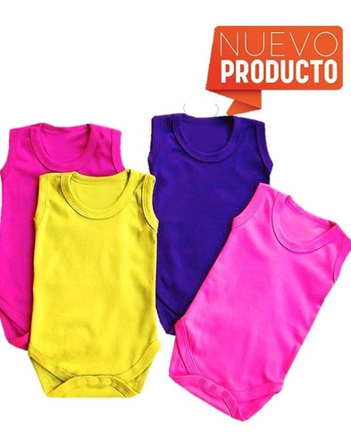 Bodys Estampado Sin Mangas Mameluco En Algodón Bodi