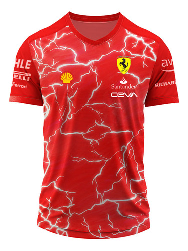 Remera F1 Leclerc Talle Especial Ferrari Calidad Premium