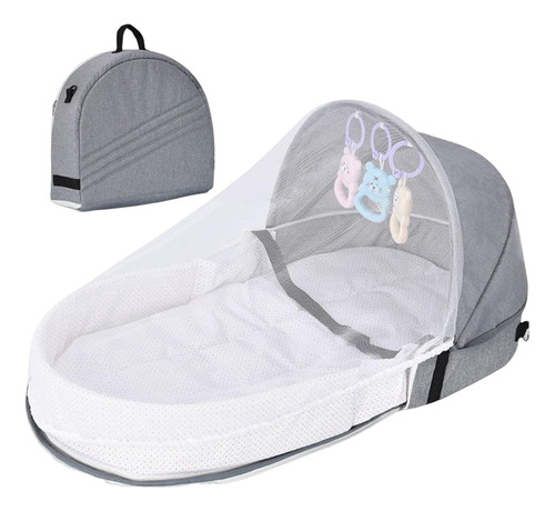 Moises Cuna Cama Portatil Para Bebe Plegable Con Mosquitero