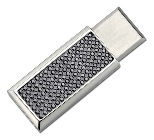 Usb 8 Gb Swarovsky Plateado Swarovsky Active Crystals