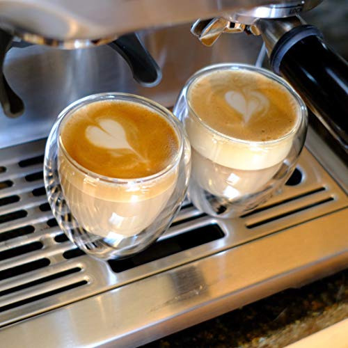 Tazas De Espresso Youngever, Doble Pared Aislante Trmico, Vi