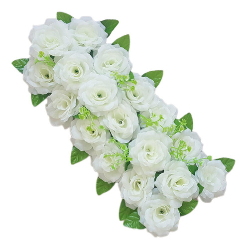 Ramo De Corredor De Mesa Con Panel De Flores De Rosas De