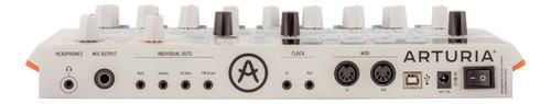 Caja De Ritmos Analógica Arturia Drumbrute Impact 1984 White