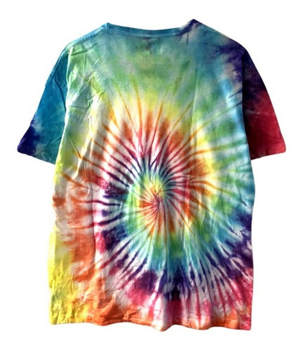 Imagen 2 de 3 de Playera Tie Dye Colors Manga Corta Para Caballero