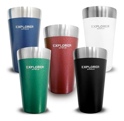 Imagen 5 de 10 de Vaso Térmico Explorer Acero Inoxidable 473 Ml