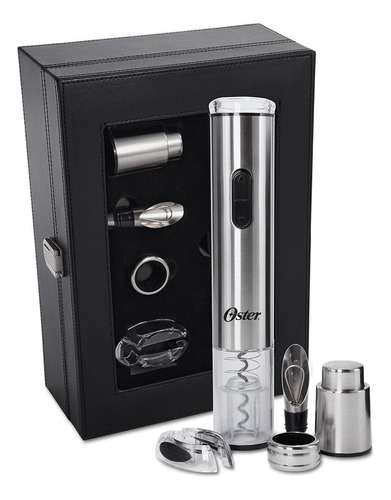 Kit Abridor Elétrico De Vinhos Oster Inspire - Inox