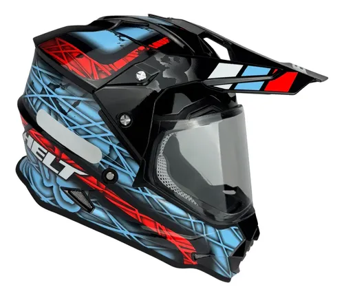 Capacete Helt Cross Vision Glass Óculos Interno V Anti-risco