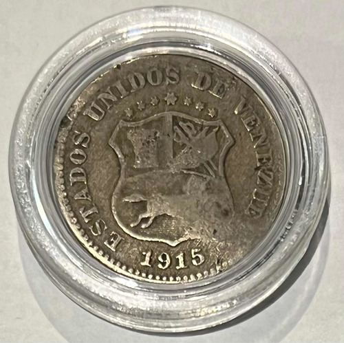 Dificil Moneda Venezuela 5 Céntimos 1915 F