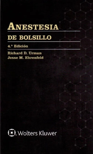 Urman Anestesia de Bolsillo Original en Español Tapa Blanda 2021