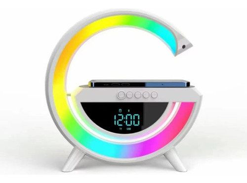 Altavoz Bluetooth Con Luces Rgb Y Cargadores Inalámbricos