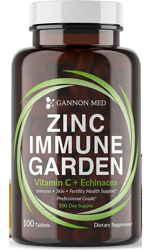 Zinc 100 Tabletas Gannon Med - Unidad a $3208