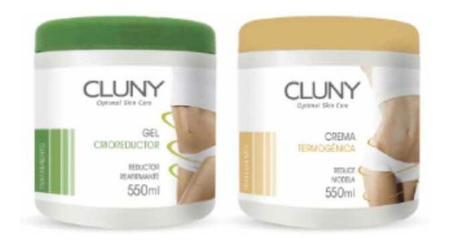 Imagen 2 de 5 de Cluny Pack Reductor Gel Crioreductor Y Crema Termogénica