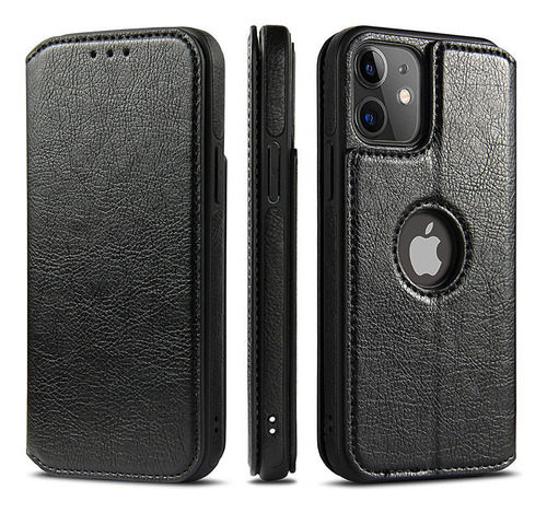 Funda Case De Cuero Para iPhone 15 Normal Plus Pro, Pro Max 