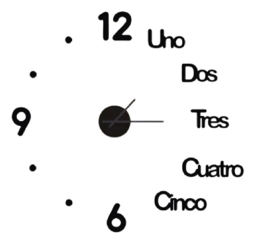 Reloj Madera Pared - Deco - Home - #ivar - 50x50 Cm