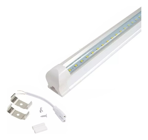 Luminario Barra Led Base Abs 21w Luz Cálida Adir 8297 120cm